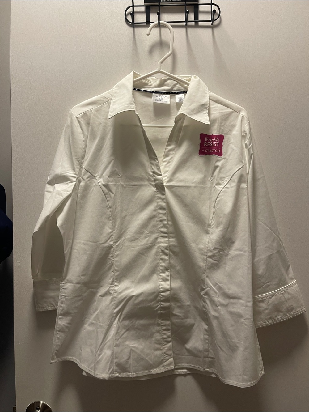 Lee White Women's Long-Sleeve Dress Shirt - Picture 3 of 7